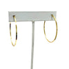 Sleek Gold Hoops