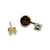 5MM CZ Stud with CZ stud Jackets