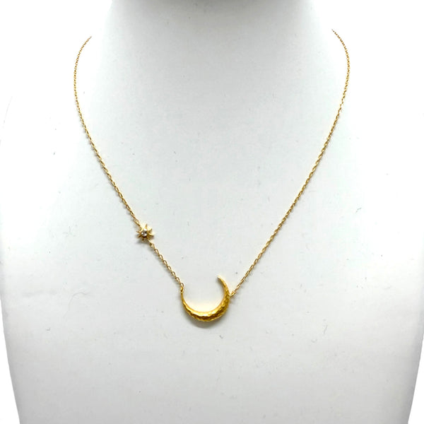 Moon And Star Necklace
