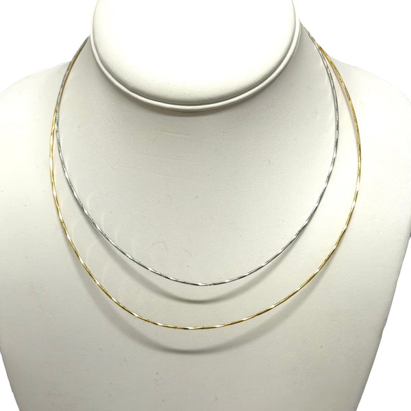 Thin Wire Chain Necklace