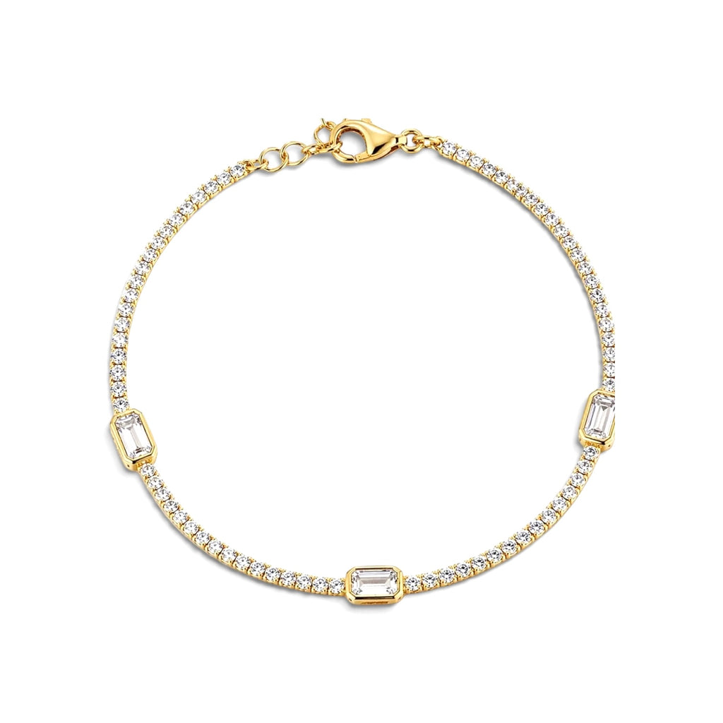 Monroe Crystal Tennis Bracelet
