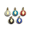 Enamel Hamsa Hand Pendant