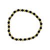 Black Quartz /Gold Stretch Bracelets