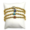 Colorful Stone Beaded Stretch Bracelets