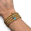 Colorful Stone Beaded Stretch Bracelets