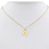 Round Disc Pave Initial Charms