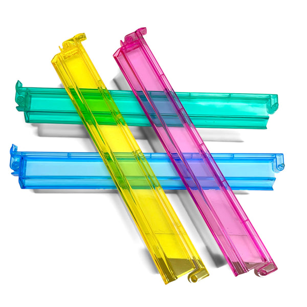 Set of 4 Multi- Color Mahjong Racks and Pushers
