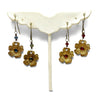 Anna Pavlova Lace Gemstone Flower Earrings