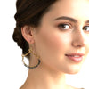 Hydna of Scion Blue Sapphire Wrapped Earrings
