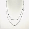 Arianna Two Strand or Y Design Diamonds By The Yard Necklace