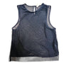 Elan Black Mesh Beaded Top