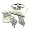 Pave Flower Jewelry