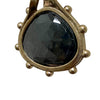 Pear Gray Sapphire Pendant Necklace