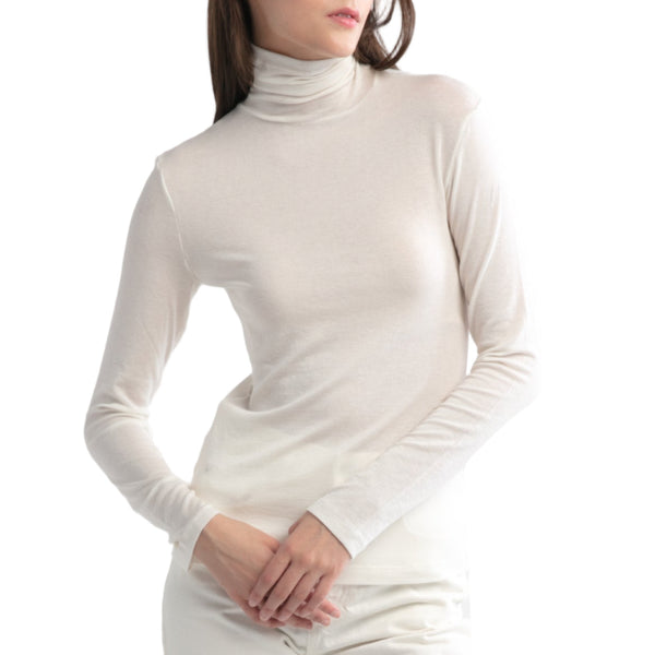 Ultra Stretch Tencel High Neck Top