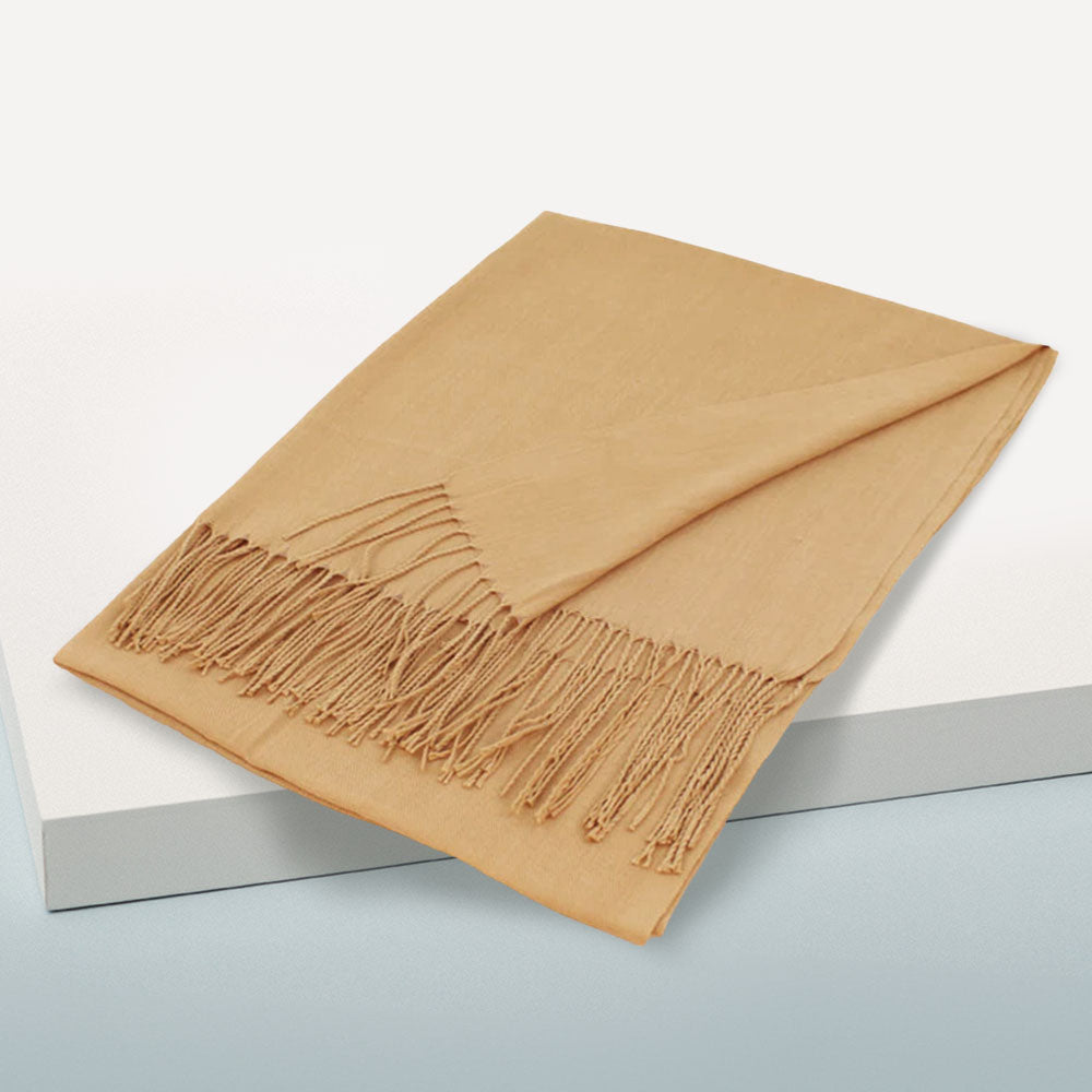 Pretty Pashmina Scarves With Fringe
