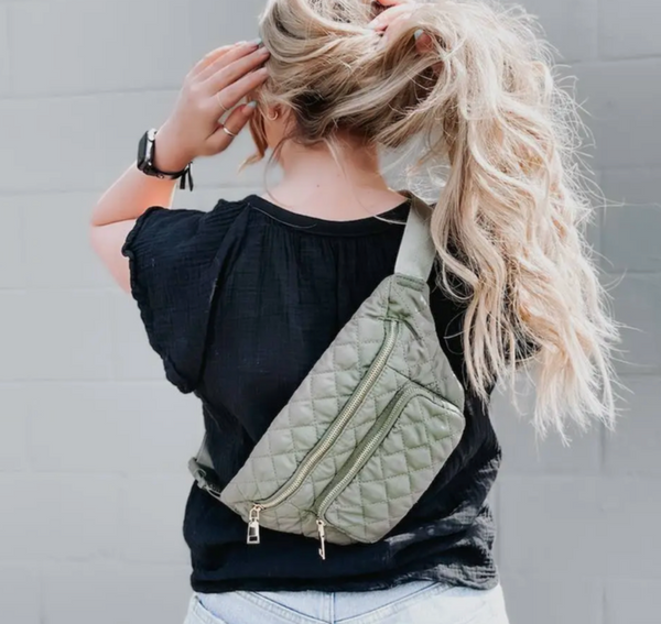 Stevie Quilted Sling Bag/Fanny