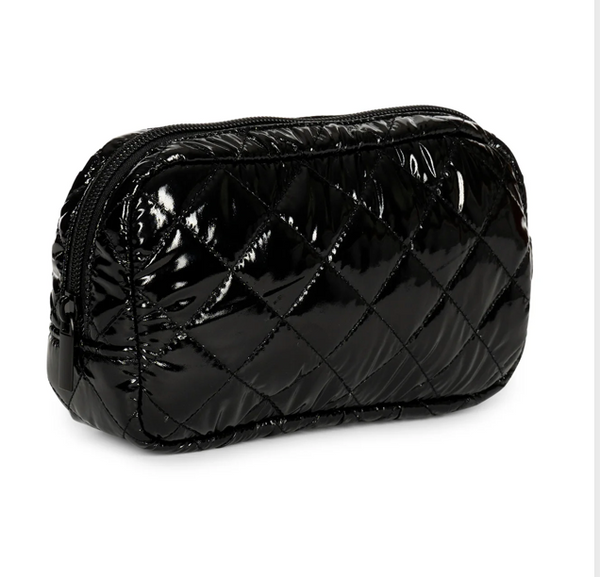 Charli Nylon Quilted Cosmetic Bag