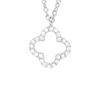 CZ Open Clover Necklace