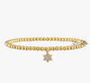 The Laurie 3mm CZ Star Of David Bracelet