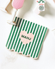 Mahj Scalloped Striped Napkins