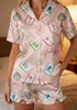 Mahj Pajama Set Pink