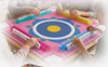 Pink and Blue Mahjong Mat