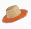 Ricci Pink or Orange Straw Beach Hat