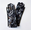 Swirl Design Embroidered Touch-Screen Gloves