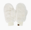 C.C. Faux Fur Flip Top Mittens