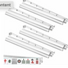 Set of 4 Modern Mahj Jong Rack with Pushers (Colorful or Clear)