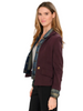 Clarissa Mixed Media Denim Jacket