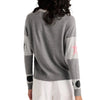 Zaket & Plover Colorblock Star Cardigan in Grey