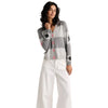 Zaket & Plover Colorblock Star Cardigan in Grey