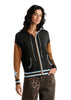 Zaket & Plover Zip Up Star Hoodie Sweater