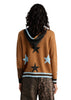 Zaket & Plover Zip Up Star Hoodie Sweater