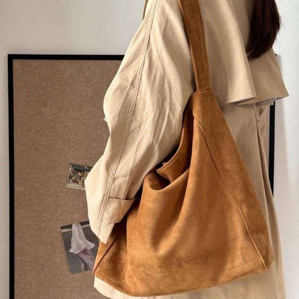 Robbi Suede Slouchy Shoulder Bag