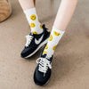 Shop Lev - Adult Colorful Cute Smile Printed Crew Socks