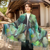 Gorgeous Floral Design Scarf/Shawl
