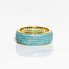 Turquoise Cigar Band Ring