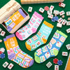 Colorful Fun Mah Jong Socks