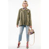 Aria Army Embellished Jacket