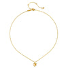 16" Universal Connection White Topaz Om Necklace