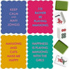 4 Piece Scalloped Shuffling Card Set