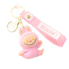 Yoga Posing Monster Keychain