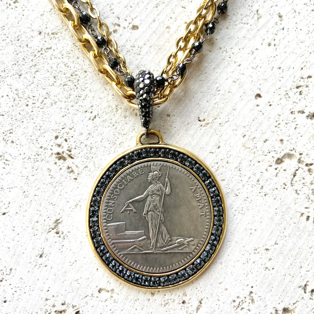 Fench Revolution Coin on Triple Chain