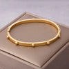 Gold Plated Ball Bangles