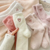 Plush Double-Love Crew Socks