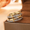 Two Tone Stacker Ring