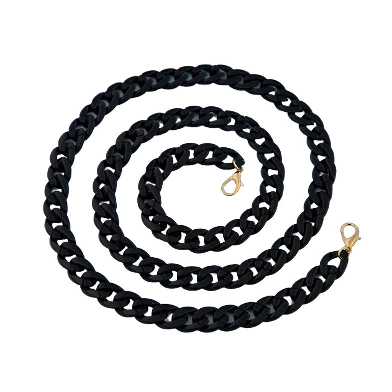 Colorful Acrylic Purse And Phone Chain