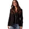 Toasty Knit Blazer with Hoodie Cable Insert (Army or Black)